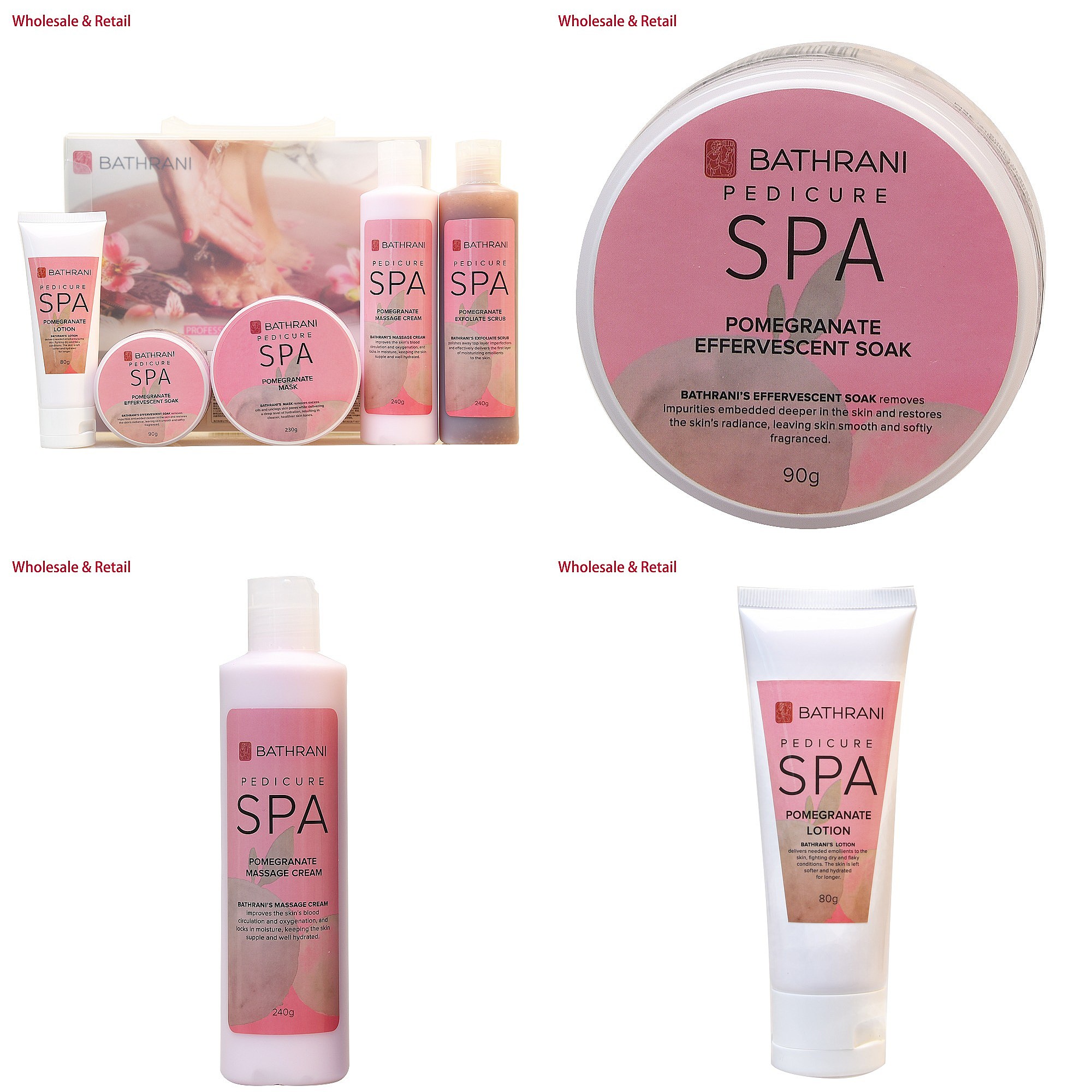 Luxury Skin Care - Perlengkapan Pedikur Spa 5 Langkah Sistem