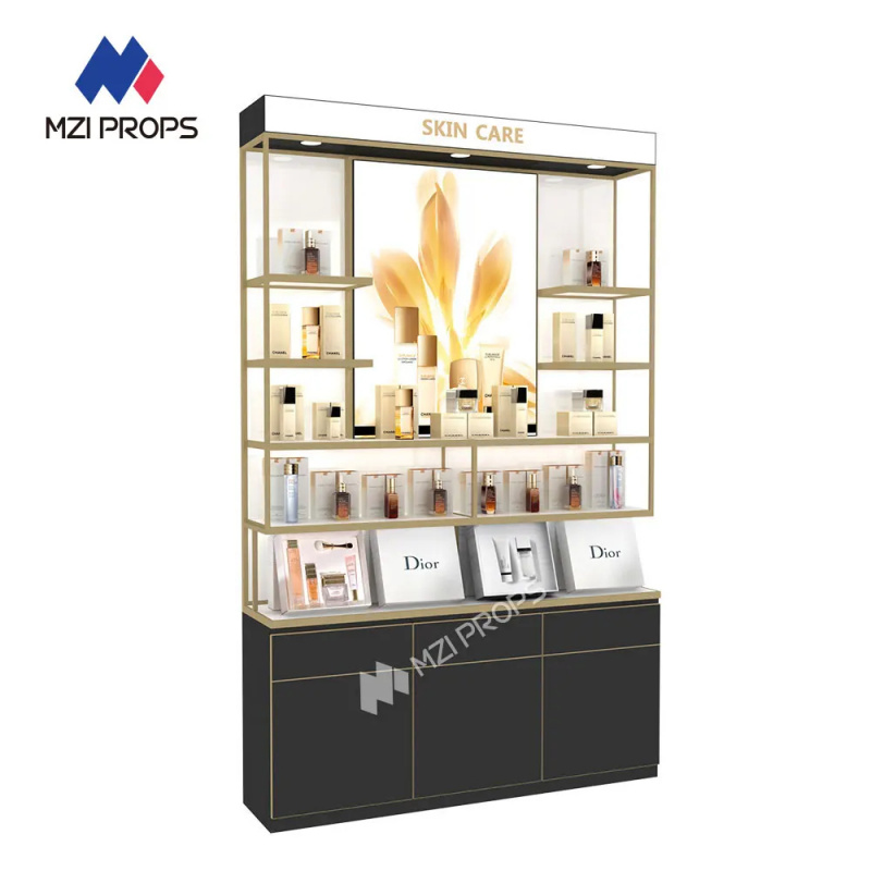 Custom Custom Cosmetic Display - Luxury Skincare Retailers ulasan dan harga