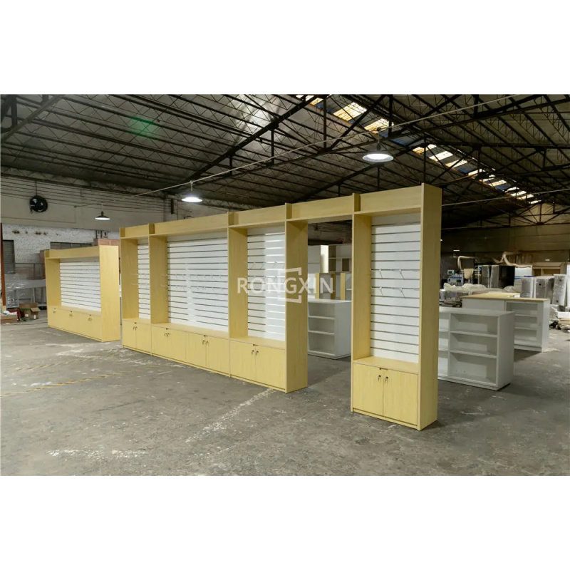 Rak Display MDF Custom Mewah,  - Luxury Skincare Retailers ulasan dan harga