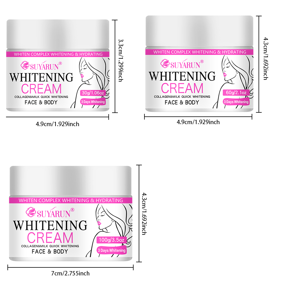 SUYARUN Krim Pencerah Hadiah N - Luxury Skincare Whitening Cream ulasan dan harga